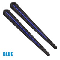 Nouveau protecteur de pare-chocs de voiture bande Anti-collision en Fiber de carbone vinyle 3 couleurs accessoires de voiture universels
