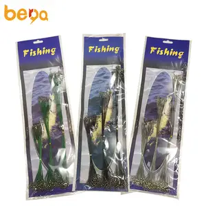 60pcs/bag Anti Bite Steel Fishing Line Steel Wire Leader With Swivel and snap Fishing Accessory Fishing Leader wire Snaps