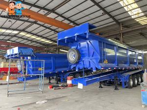 <span class=keywords><strong>Semi</strong></span>-<span class=keywords><strong>remorque</strong></span> arrière à 4 essieux de 70 tonnes avec bâche électrique pour Mali/Burkina Faso/Ghana/Côte d'Ivoire/Togo/Niger - Product Image 2