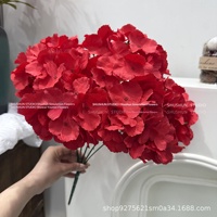 Buket Bunga Hydrangea Buatan Irand Model 01 5 Tangkai 27 Tangkai, Dekorasi Pernikahan Musim Panas Tanpa Akhir