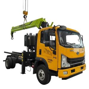 Grues montées sur camion Sinotruk 4*2 de haute qualité, 7 tonnes, avec flèches télescopiques pour l'entretien routier - Product Image 1