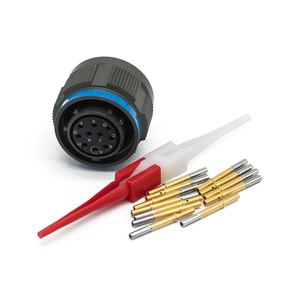 Conector DIN de Cobre de 10 Posiciones y 10A, Serie D38999/24WC98SN -DTL-38999, Receptáculo Hembra para Crimpado, en Oferta - Product Image 6