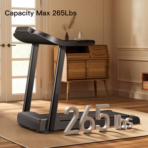Équipement <span class=keywords><strong>de</strong></span> fitness à domicile, <span class=keywords><strong>tapis</strong></span> <span class=keywords><strong>de</strong></span> course électrique inclinable rose avec écran LCD, pliable et portable - Product Image 4