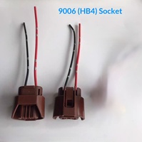 Conector de Goma para Faros de Coche, Enchufe de Madera, 9006 HB4, Conector de Bombilla 9005 HB3, Soporte de Lámpara HIR2, Original de Fábrica