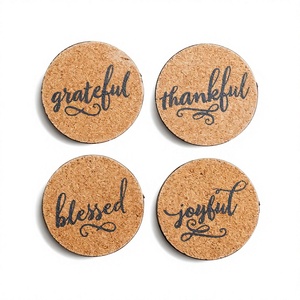 Posavasos Decorativos de Madera Ecológicos Estilo Bohemio, Manteles Individuales, Artesanías Personalizadas, Juegos de Regalo, Grosor de 8 mm/10 mm, Varios Tamaños - Product Image 3