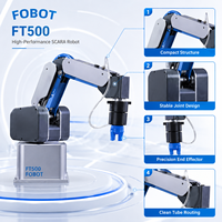 Bras robotisé industriel haute précision FT500 à 4 axes, charge utile de 2 kg, portée de 500 mm pour l'assemblage électronique 3C et la distribution de colle
