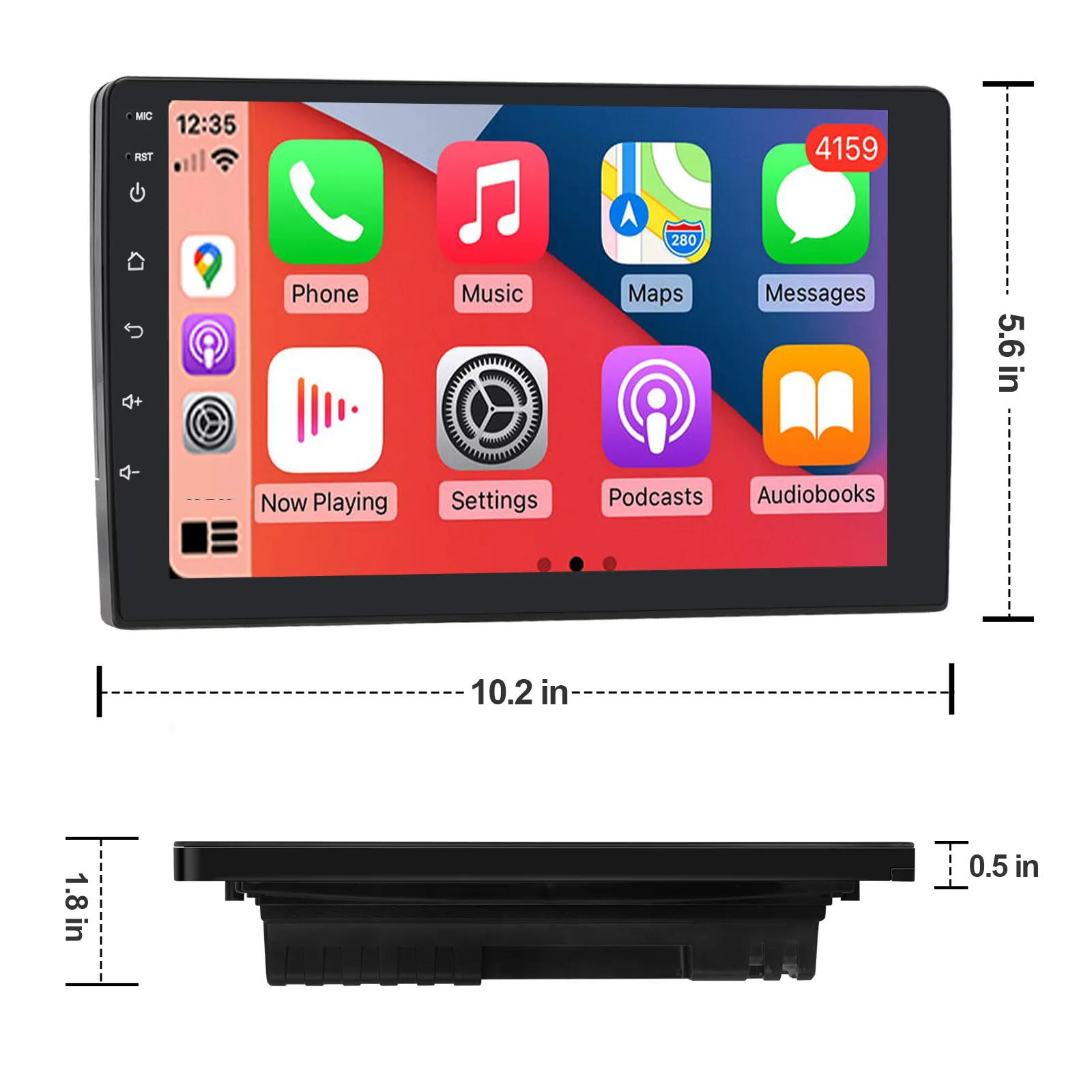 10 Inch 1024 * 600 10.0 system MP5 Car Wireless Tablet Touch Screen Android Auto Stereo Multimedia Video Player