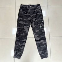 Pantalones Cargo para Mujer, Color Verde Oliva, Cintura Alta, Holgados, Tejido de Tela, Corte Recto, Color Oscuro, Múltiples Bolsillos, Cierres en los Tobillos, Estilo Casual