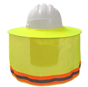Casco suncap para el trabajo de la industria apícola agregar casco de seguridad con malla transpirable protector de cuello Tira reflectante - Product Image 2