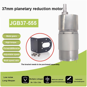 JGB37-555 Planetary Gear Reduction DC <strong>Motor</strong> 37mm 12V-24V 6-800RPM Permanent Magnet High Torque 70KG Smart Home Fan <strong>Mini</strong> <strong>Motor</strong> - Product Image 2