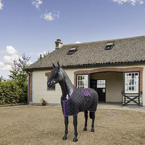 Оптовая Продажа с фабрики, ткань с двумя передними лямками и запахом живота, водостойкий конский ковер 420D, стабильное одеяло - Product Image 2