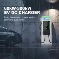 Station de recharge rapide pour véhicules électriques DC 120KW 240KW 360KW avec écran tactile 12,1 pouces, terminal de point de vente (POS), CCS, OCPP1.6J, courant de sortie 250A/300A