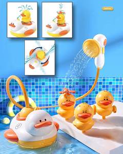 Juguete de Baño para Bebés, Rociador de Agua con Forma de Pato, Cabezal de Ducha para Bañera con 3 Diferentes Modos de Rociado para Niños Pequeños - Product Image 4