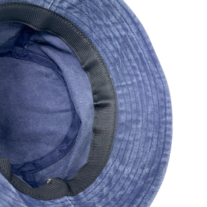 Logo tùy chỉnh thêu rửa đau khổ ngư dân cap retro cổ điển sờn rửa bông rộng vành rắn trống xô mũ - Product Image 3