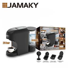 Cafetera Multi Cápsulas Innovadora de 1400W con Calentamiento Rápido y Diseño de Bandeja de Goteo Desmontable - Product Image 4