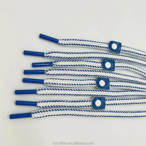 Tùy Chỉnh Đường Kính 0.5Cm ABS Màu Đen Trắng Dây Rút Áo Polyester Vẽ Chuỗi - Product Image 2