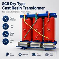 Transformateur de distribution de puissance triphasé à résine époxy coulée à sec Wanbo-269 OEM personnalisé SCB10 100 kVA 10 kV