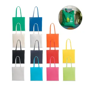 Borsa shopper in cotone riciclato, merchandising sostenibile - Product Image 3