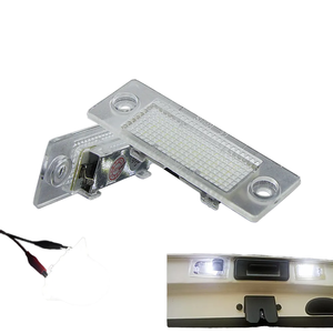 2x Canbus 12V 5W LED Luz de matrícula sin errores <span class=keywords><strong>para</strong></span> <span class=keywords><strong>VW</strong></span> Transporter T4 <span class=keywords><strong>T5</strong></span> T6 Multivan Caravelle California - Product Image 1
