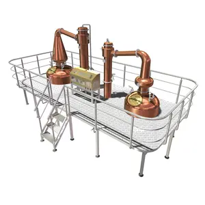 Meto Fornecedor Chinês Equipamento de destilação de potes de refluxo destilação de conhaque