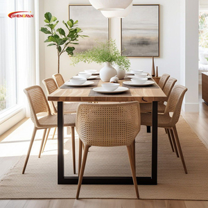 Chất Lượng Cao Bắc Âu Phong Cách Bàn Cà Phê Kim Loại Chân Đồ Nội Thất Hình Chữ Nhật Hàng Đầu Sơn <span class=keywords><strong>MDF</strong></span> Phòng Ăn Bảng - Product Image 2