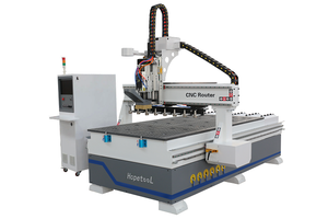 Routeur CNC de bureau 3D 8 outils Changeur linéaire 9KW JST HQD Broche Yako Servo LNC Système pour la <span class=keywords><strong>sculpture</strong></span> <span class=keywords><strong>sur</strong></span> <span class=keywords><strong>bois</strong></span> - Product Image 2