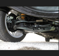Bras de suspension inférieur avant gauche avec rotule, référence OE 6393301207, corps principal en aluminium forgé noir de haute qualité pour W636 W639
