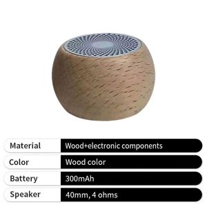 Altavoz Portátil Inalámbrico Vintage con Carcasa de Madera, Mini Subwoofer para Exteriores, Ideal para Negocios, Gran Venta 2025 - Product Image 2