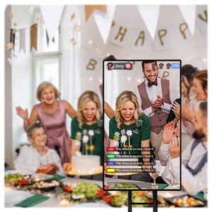 Oem 27 inch tiktok Youtube chiếu di động phát sóng trực tiếp màn hình cảm ứng dòng sống thiết bị phát sóng màn hình tương tác - Product Image 4