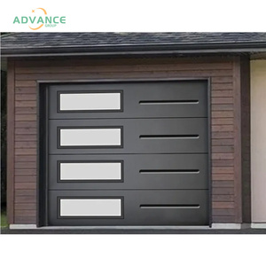 <span class=keywords><strong>Porte</strong></span> <span class=keywords><strong>de</strong></span> <span class=keywords><strong>garage</strong></span> sectionnelle en acier galvanisé abordable isolée et électrique solide pour villas résidentielles - Product Image 3