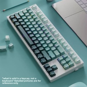 Factory PBT Gradient Side-engraved Keycaps Backlit <strong>RGB</strong> Light Pass Through For <strong>Mechanical</strong> <strong>Keyboard</strong> Multi-<strong>color</strong> Full Sets Keycaps - Product Image 6