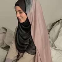 Vente en gros 2025 Meilleure vente Belle nouvelle Ombre imprimée Modal Hijab ombragé respirant doux Viscose Modal Shadow Print Hijab
