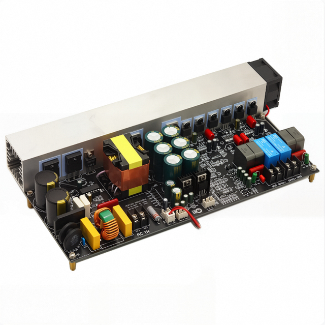 1000W High Power Class D Digital Power Amplifier Board Dual Sound Channel 500W+500W with Switching Power Supply