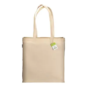 Borsa shopper in cotone biologico, merchandising sostenibile - Product Image 3