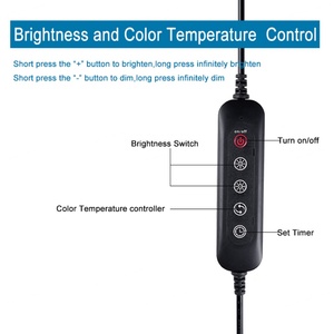 EGH Indoor European Style Table Lamp Clip-On LED <b>Lighting</b> for Reading Room Hotel Iron Body Black Blue Pink White Shades DC Power - Product Image 3