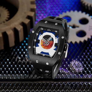 Reloj Redondo de Cerámica con Cristal y Diseño de Astronauta, Reloj de Pulsera Analógico de Lujo para Hombre, Resistente al Agua - Product Image 4