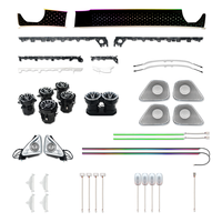 Aktives Dynamisches LED-Ambientebeleuchtungs-Kit für Mercedes-Benz A-Klasse W177 2018-2024 Armaturenbrett-LED-Leuchten
