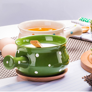 Juegos de vajilla de cocina clásica, cuenco de cerámica, platos de cena de porcelana pintados a mano - Product Image 5