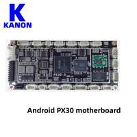Carte mère KN Android PX30, PCB noir 8 couches avec écran tactile LCD 7 pouces, résolution 800x480, 1000CD avant/arrière, module 4G