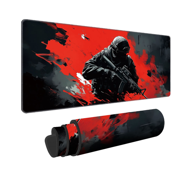 Customized Cartoon Gaming Anime Rubber Mouse Pad Keyboard Mat-Large Size Scratch Proof Water Resistant REACH Certified Color
