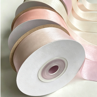 Ruban en organza de 2 cm, ruban en organza de soie, ruban adhésif pour emballage de boîte cadeau, ruban en soie transparent pour la pâtisserie