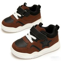 Chaussures de sport pour enfants Walking School Brand, vente en gros, semelle extérieure TPR, baskets légères, mi-hautes pour filles, motif étoile