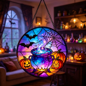 Venta al por mayor de colgantes de cristal con temática navideña de animales, recién desarrollados, hechos a mano, cortados con láser, para montar en la pared o ventana, para el hogar, jardín y exteriores. - Product Image 5