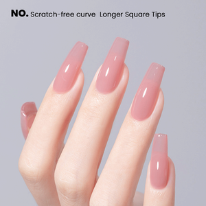 Ongles professionnels Tip XS XXS <span class=keywords><strong>court</strong></span> cercueil amande couverture complète pointe d'ongle mat Logo personnalisé en gros Stiletto carré clair ongles Tips - Product Image 3
