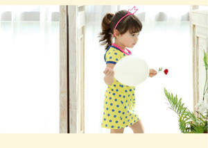 Ropa Infantil al por Mayor, Vestido Recto de Manga Corta con Estampado de Puntos Estilo Ghanaí para Niñas, de Fabricante Chino - Product Image 5