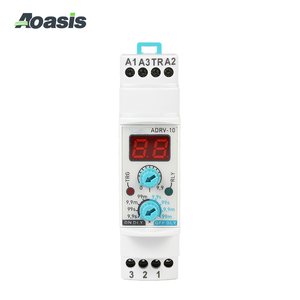 ADRV-10 Timer Relay with Digital Display On/Off <strong>Delay</strong> 230V 24VAC/DC 110VAC 0.1s-99min Sealed Miniature Protective Timer Relay - Product Image 1