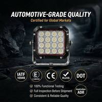 Luz de Trabajo LED con Certificación ECE IP69K para Minería, Camiones, Excavadoras, Equipos de Construcción - Reflector de Alta Resistencia
