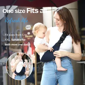 Novos portadores de bebê frente e verso baby carrier ombro wrap cintos para bebê saco de dormir ao ar livre viagens andando compras uso