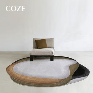 พรมสไตล์โมเดิร์น หรูหรา ดีไซน์ไม่สมมาตร สำหรับห้องนั่งเล่นและห้องนอน - Product Image 5