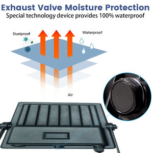 Ngoài trời <span class=keywords><strong>LED</strong></span> Spotlight nhẹ Lũ lụt ánh sáng lịch thi đấu không thấm nước IP66 100 wát <span class=keywords><strong>LED</strong></span> Đèn pha cho sân Road và nhà máy chu vi - Product Image 5